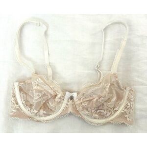 Body by Victoria Unlike Demi Bra in White and Cream